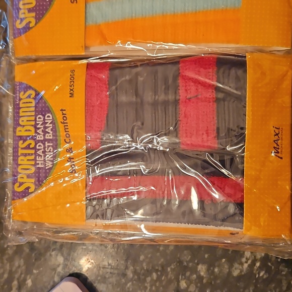 Maxi Sports Bands Head and Wrist Bands Set 12 Pks - Picture 2 of 4